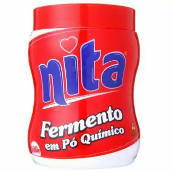 Fermento químico nita em pó pote 100g