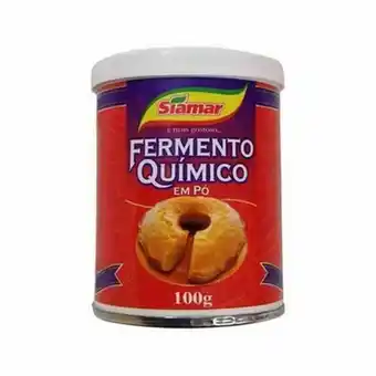 Fermento químico siamar em pó 100g