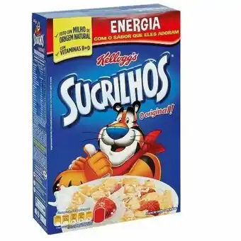 Cereal matinal sucrilhos kelloggs original embalagem 250g