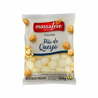 Tome Leve Pão de queijo massa leve congelado embalagem 400g oferta