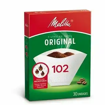 Tome Leve Filtro de papel melitta 102 30 unidades oferta