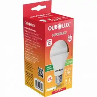 Lâmpada ourolux led 12w