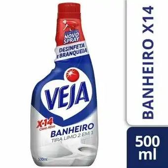 Super Apolo Desinfetante veja x14 tira limo refil 500ml oferta