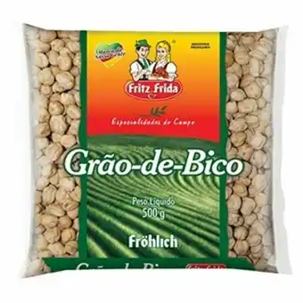 Grão de bico fritz e frida embalagem 500g