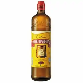 Cachaça velho barreiro garrafa 910ml