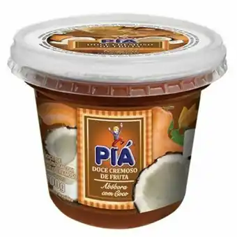 Doce cremoso piá abóbora com coco 400g