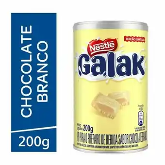Achocolatado em pó galak 200g