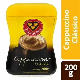 Capuccino 3 corações classic 200g