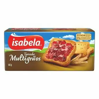 Torrada isabela multigrãos 142g