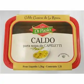 Caldo para sopa dipaolo capeletti 1,5 litro