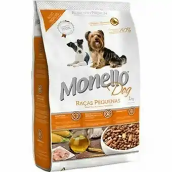 Ração para cães monello dog raças pequenas embalagem 1kg