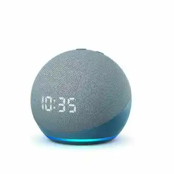 Miranda Echo dot 4ª geração com alexa e relógio- smart speaker bluetooth/wi-fi azul oferta