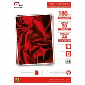 Papel photo high glossy a4 180g 50f pe031
