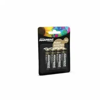 Miranda Pilha alcalina aa c/4 756343 maxprint oferta