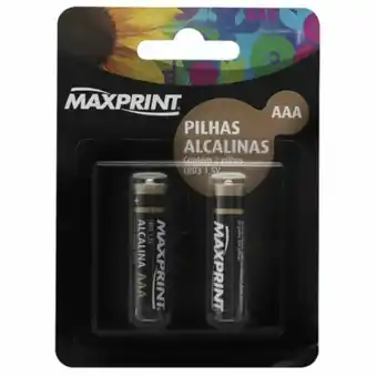 Miranda Pilha alcalina aaa c/2 756358 maxprint oferta