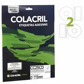 Etiq.cd/dvd ink carta 25f bca cc25cd