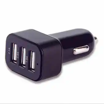 Carregador usb veicular 3 portas cb074