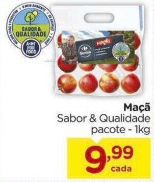 Carrefour Maçã Sabor & Qualidade pacote - 1kg oferta