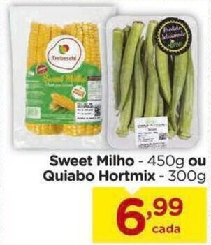 Carrefour Sweet Milho - 450g ou Quiabo Hortmix - 300g oferta