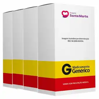 Drogaria Santa Marta Espironolactona 25mg 30 comprimidos eur genérico - oferta especial com 4 unidades oferta