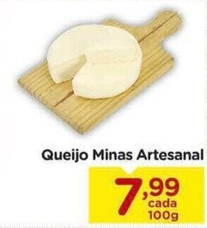 Carrefour Queijo Minas Artesanal cada 100g oferta