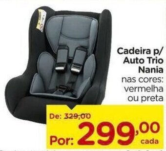 Carrefour Cadeira p/ Auto Trio Nania oferta