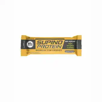 Barra supino protein baunilha com crispies - 30 g
