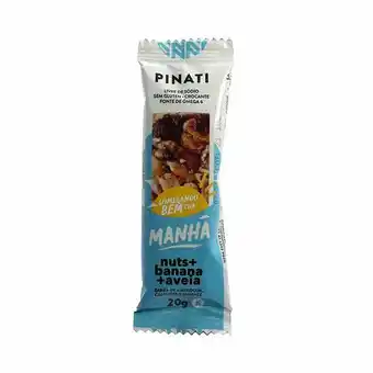 Barra nuts pinati momentos manhã banan e avaia com 20g