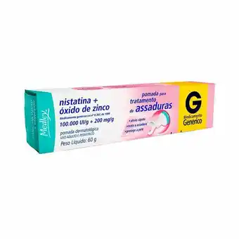 Drogaria Santa Marta Nistatina+oxido zinco pomada 60g med genérico oferta