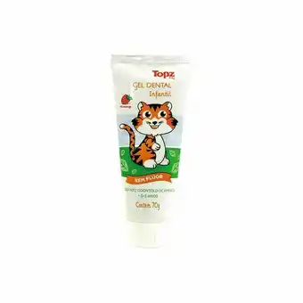 Creme dental topz infantil s.fluor 70g