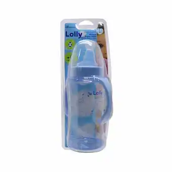 Drogaria Santa Marta Copo antivazamento lolly special dreams com alça bico 100% silicone cor azul de 350ml oferta