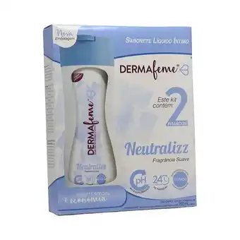 Drogaria Santa Marta Sabonete íntimo dermafeme neutralizz com 2 unidades de 200ml oferta