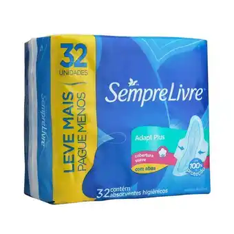 Absorvente sempre livre adapt plus suave aba c/32