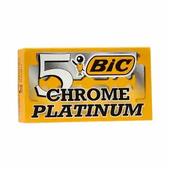 Drogaria Santa Marta Lâmina de barbear bic chrome platinum com 5 unidades oferta