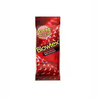 Preservativo blowtex s e a morango lv12 pg10