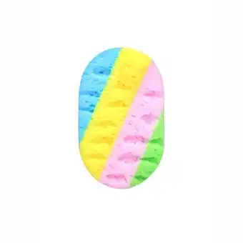Esponja de banho life b colorida ref. lvl 0104