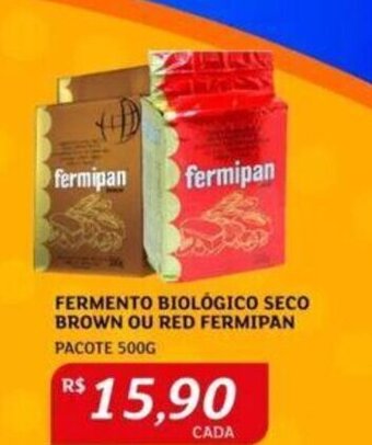 Assaí Atacadista FERMENTO BIOLÓGICO SECO BROWN OU RED FERMIPAN PACOTE 500G oferta
