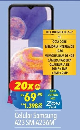 Supermercados Condor Celular Samsung A23 SM-A236M oferta