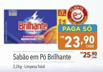 Supermercados Condor Sabão em Pó Brilhante 2,2kg - Limpeza Total oferta