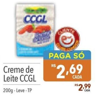 Supermercados Condor Creme de Leite CCGL 200g - Leve - TP oferta