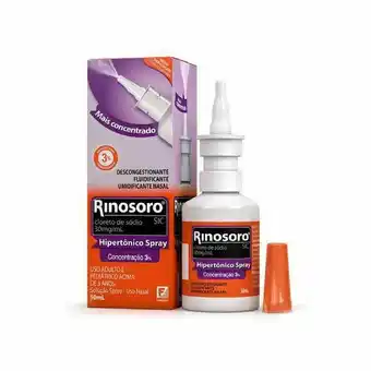 Drogaria Santa Marta Rinosoro sic 3% hipertônico spray nasal de 50ml oferta