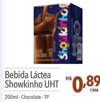 Bebida Láctea Showkinho UHT 200ml Chocolate - TP