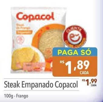 Supermercados Condor Steak Empanado Copacol 100g - Frango oferta