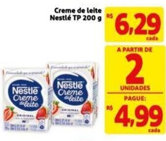 Extra Supermercado Creme de leite Nestlé TP 200 g oferta