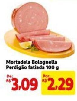 Extra Supermercado Mortadela Bolognella Perdigão fatiada 100 g oferta