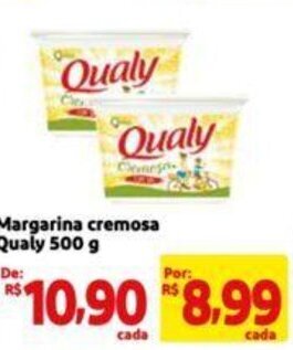 Extra Supermercado Margarina cremosa Qualy 500 g oferta