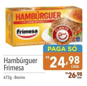 Supermercados Condor Hambúrguer Frimesa 672g - Bovino oferta