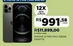 DB Supermercados Iphone 12 pro max 256gb grafite oferta