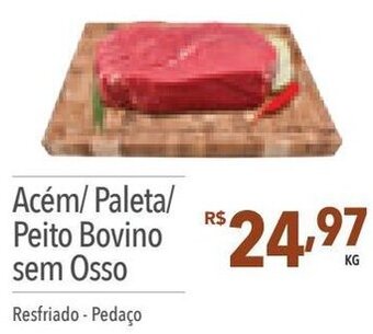 Supermercados Condor Acém/ Paleta/ Peito Bovino sem Osso Resfriado - Pedaço oferta