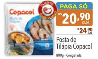 Supermercados Condor Posta de Tilápia Copacol 800g - Congelada oferta